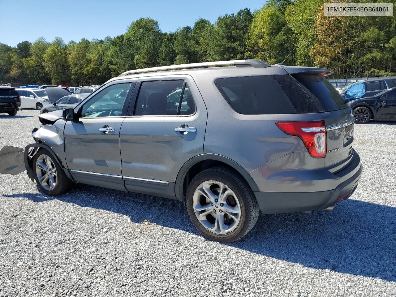 2014 Ford Explorer Limited VIN: 1FM5K7F84EGB64061 Lot: 74233934