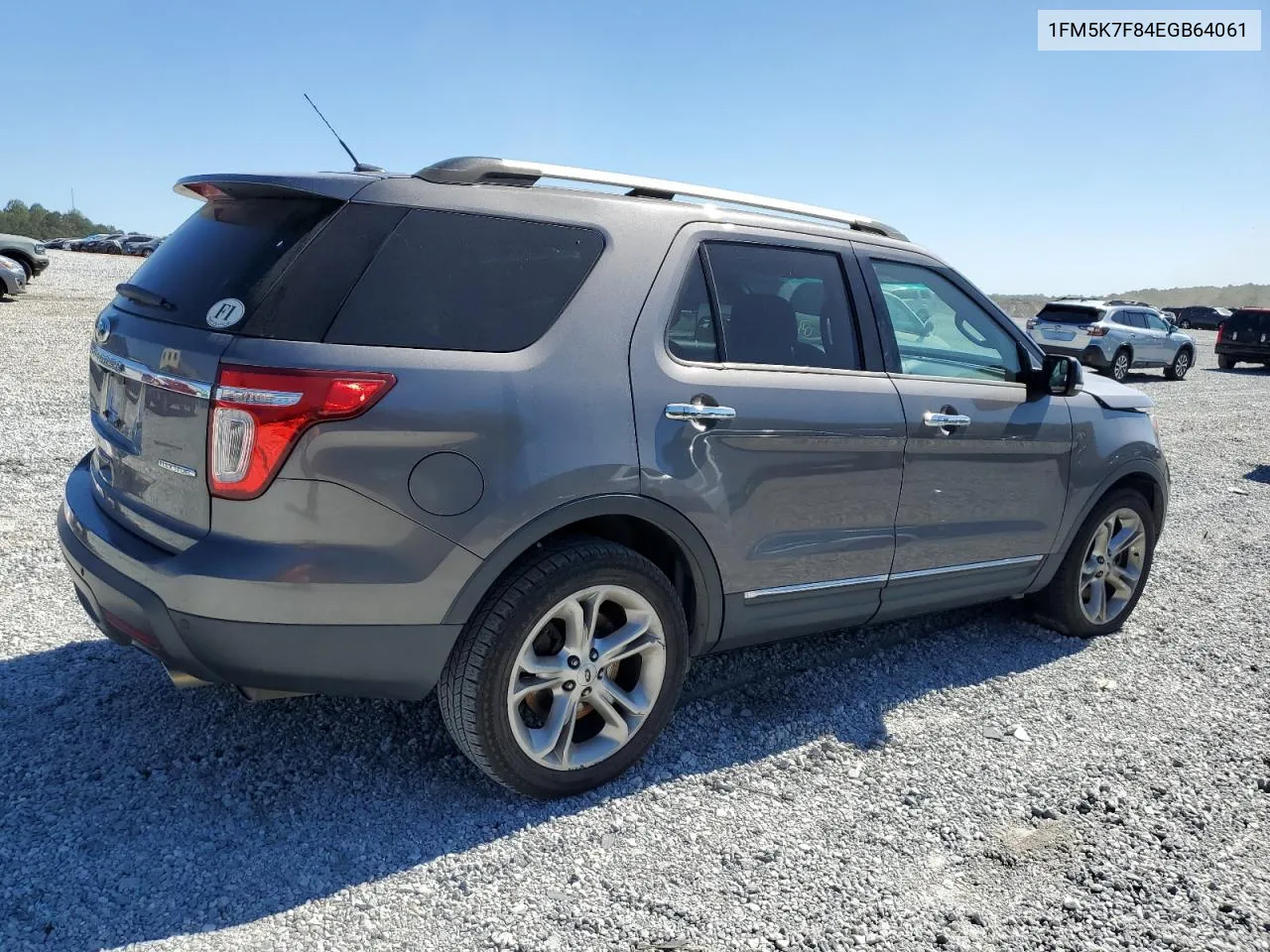 2014 Ford Explorer Limited VIN: 1FM5K7F84EGB64061 Lot: 74233934