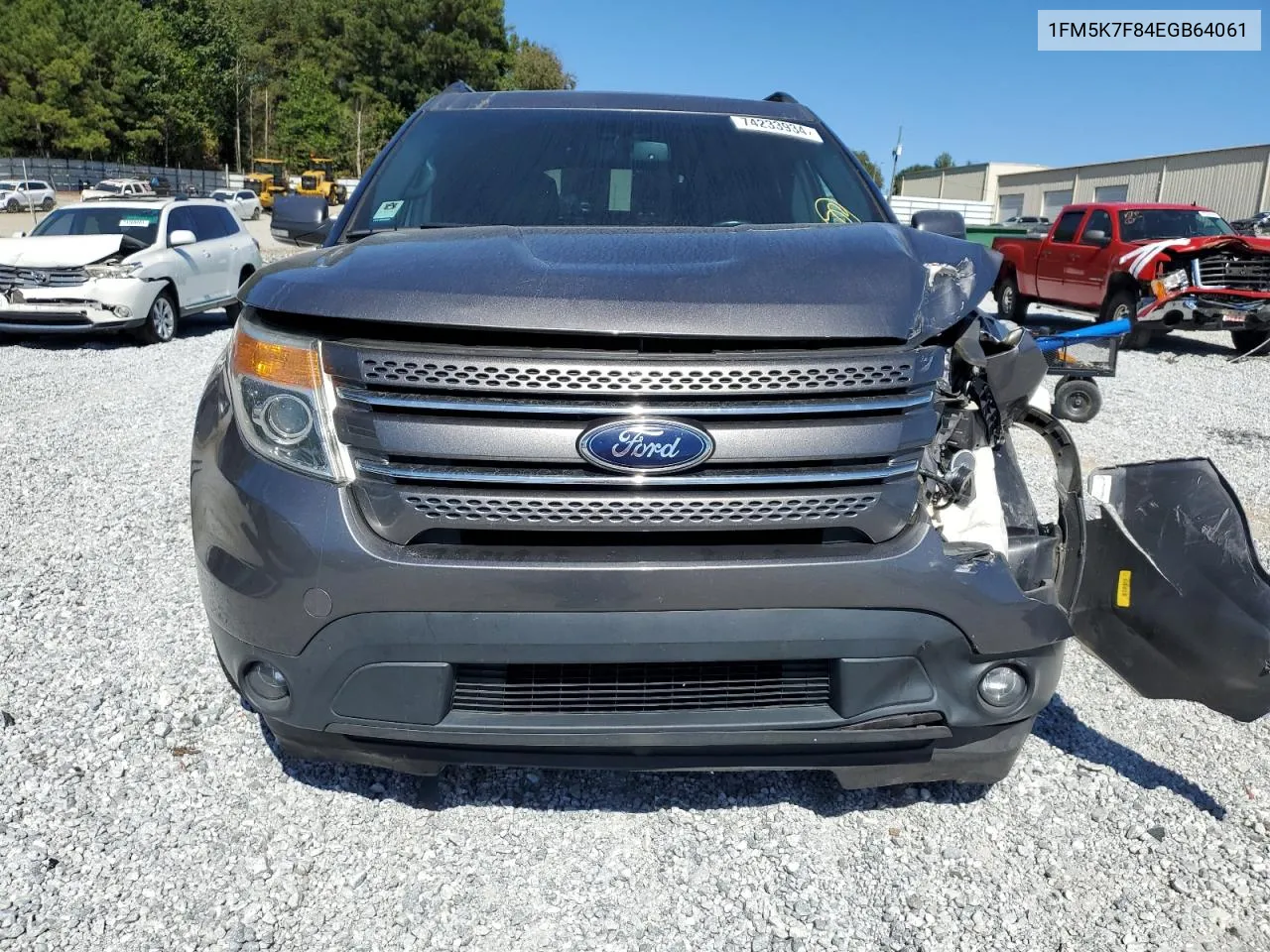 2014 Ford Explorer Limited VIN: 1FM5K7F84EGB64061 Lot: 74233934