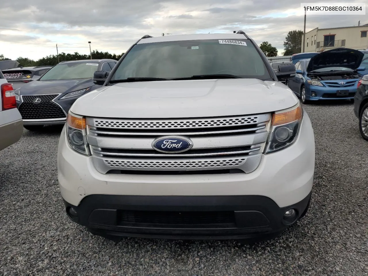 2014 Ford Explorer Xlt VIN: 1FM5K7D88EGC10364 Lot: 74486834