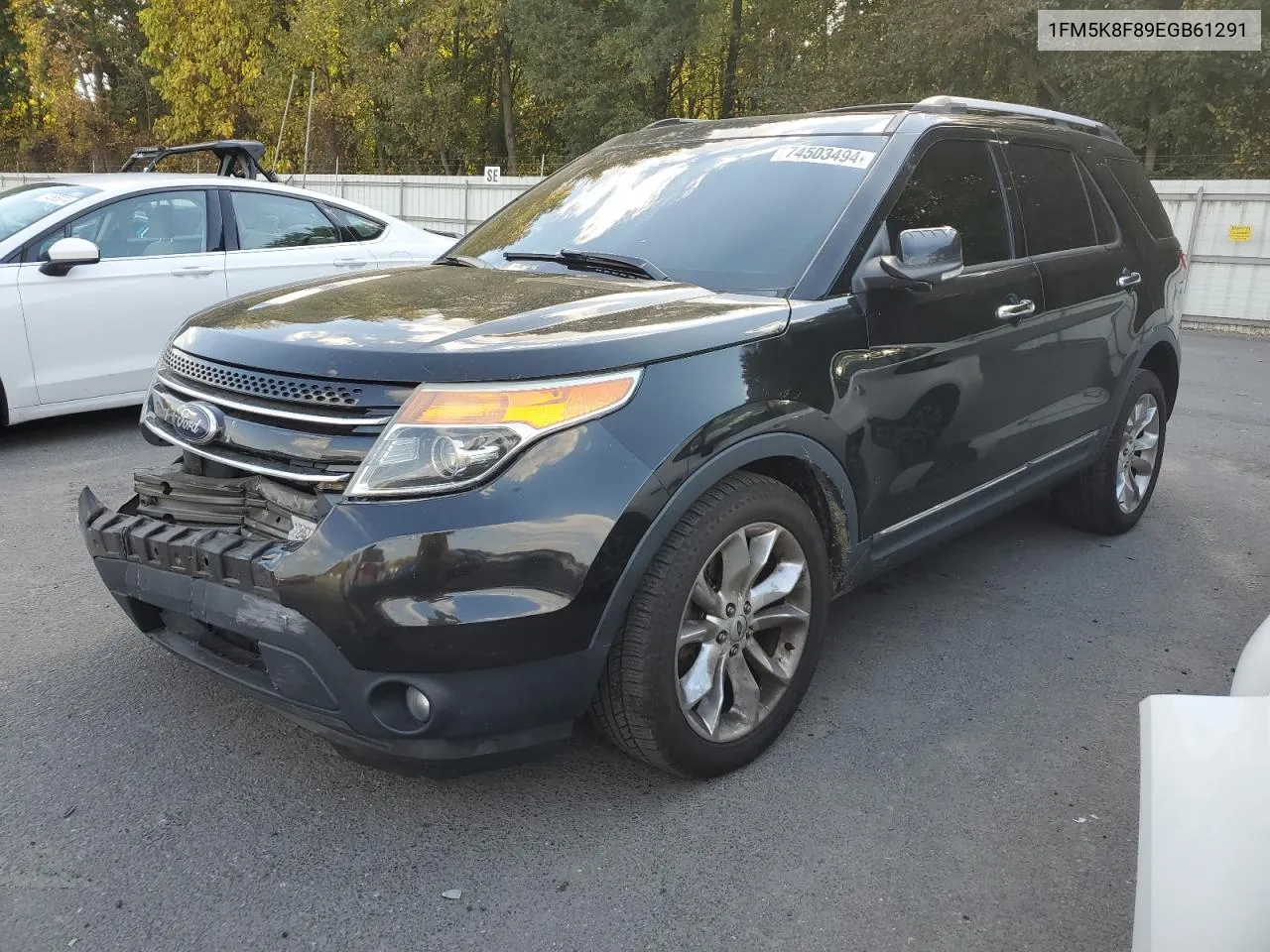 2014 Ford Explorer Limited VIN: 1FM5K8F89EGB61291 Lot: 74503494