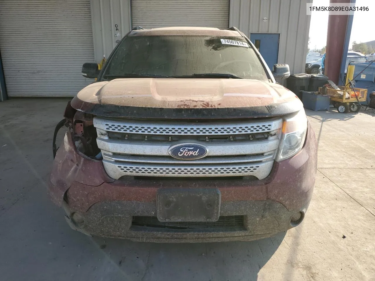 2014 Ford Explorer Xlt VIN: 1FM5K8D89EGA31496 Lot: 74507814