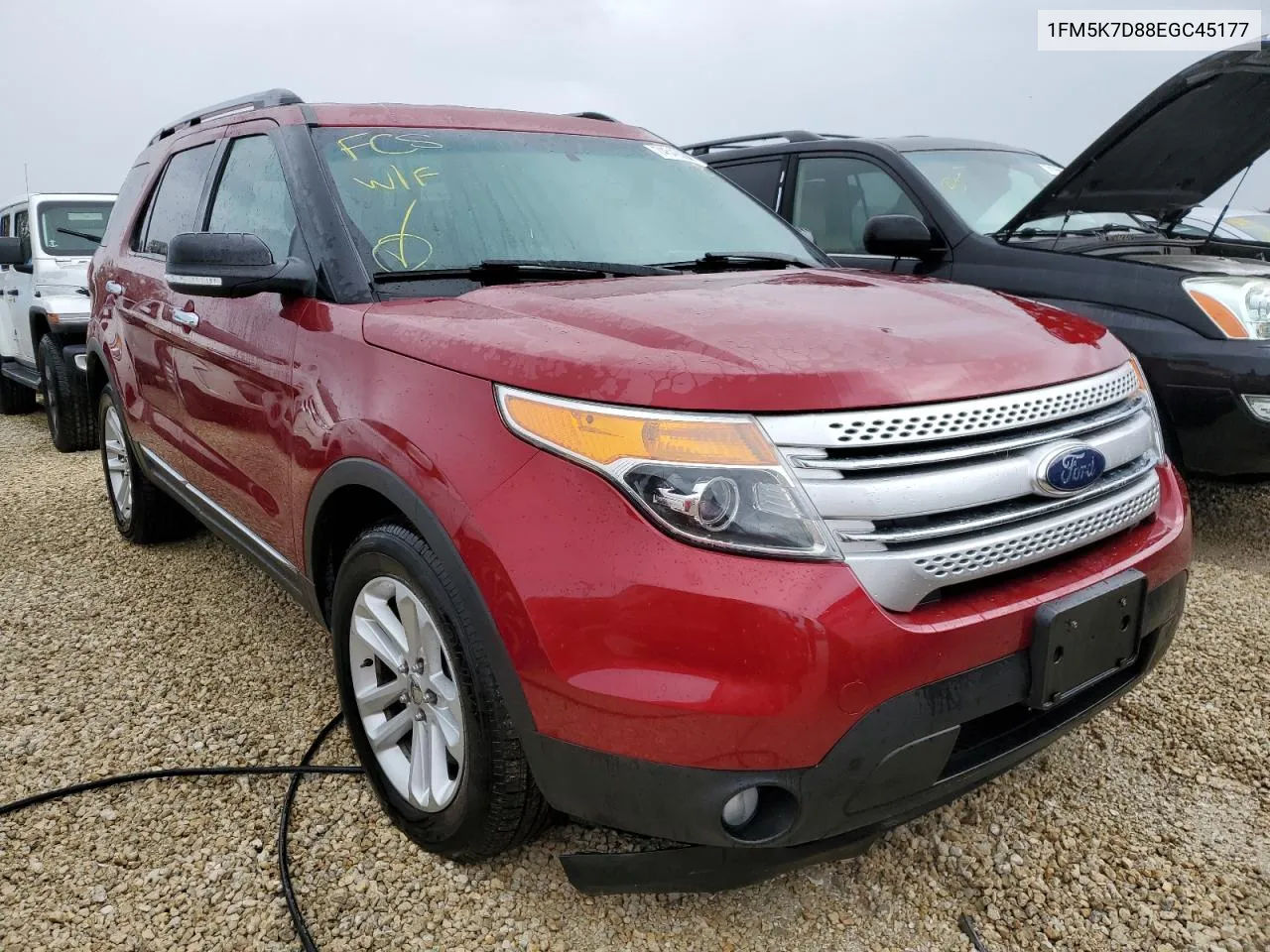 2014 Ford Explorer Xlt VIN: 1FM5K7D88EGC45177 Lot: 74542004