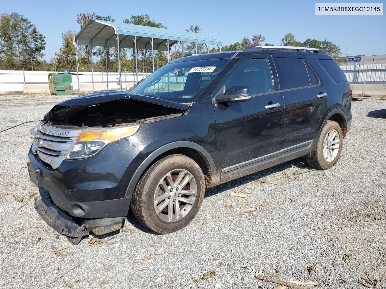 2014 Ford Explorer Xlt VIN: 1FM5K8D8XEGC10145 Lot: 74557094