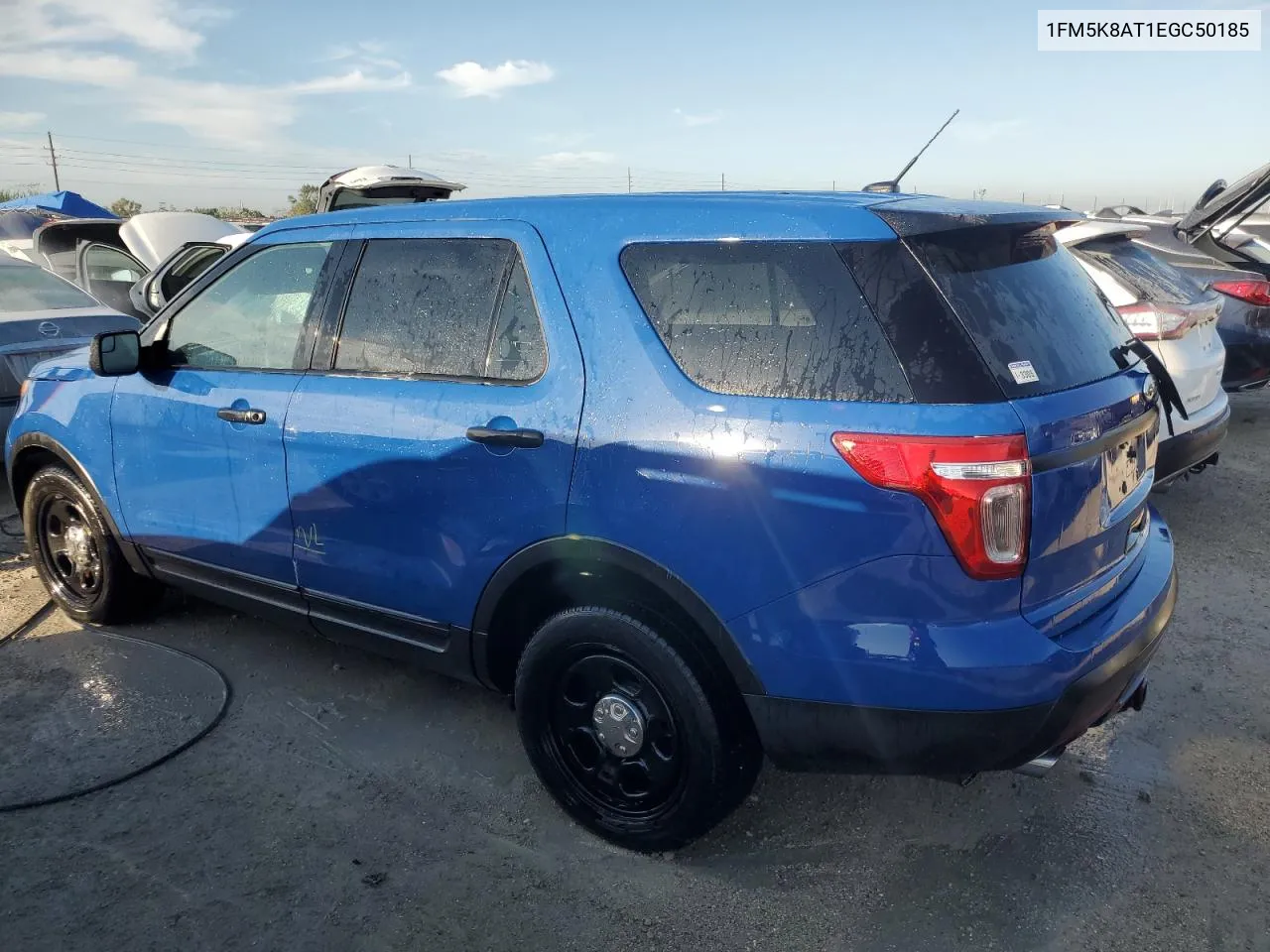 2014 Ford Explorer Police Interceptor VIN: 1FM5K8AT1EGC50185 Lot: 74735114