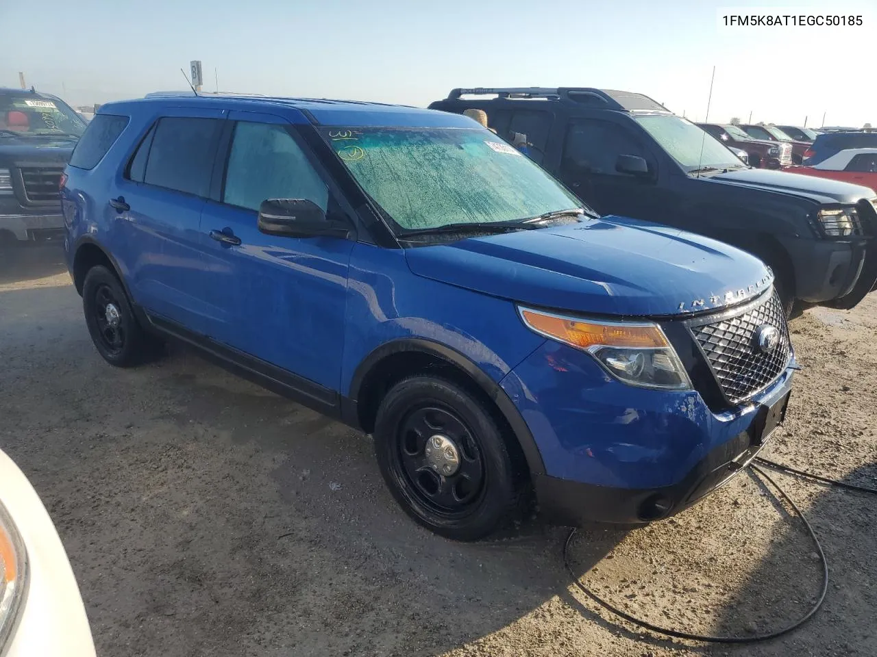 2014 Ford Explorer Police Interceptor VIN: 1FM5K8AT1EGC50185 Lot: 74735114