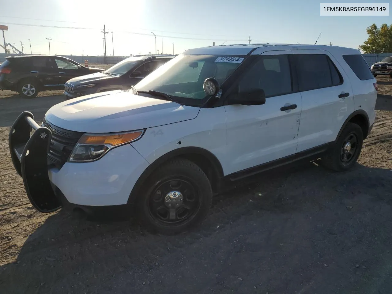 2014 Ford Explorer Police Interceptor VIN: 1FM5K8AR5EGB96149 Lot: 74740854