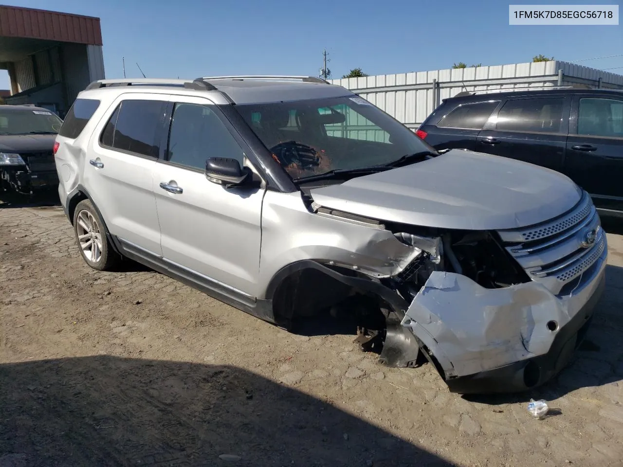 2014 Ford Explorer Xlt VIN: 1FM5K7D85EGC56718 Lot: 74753644