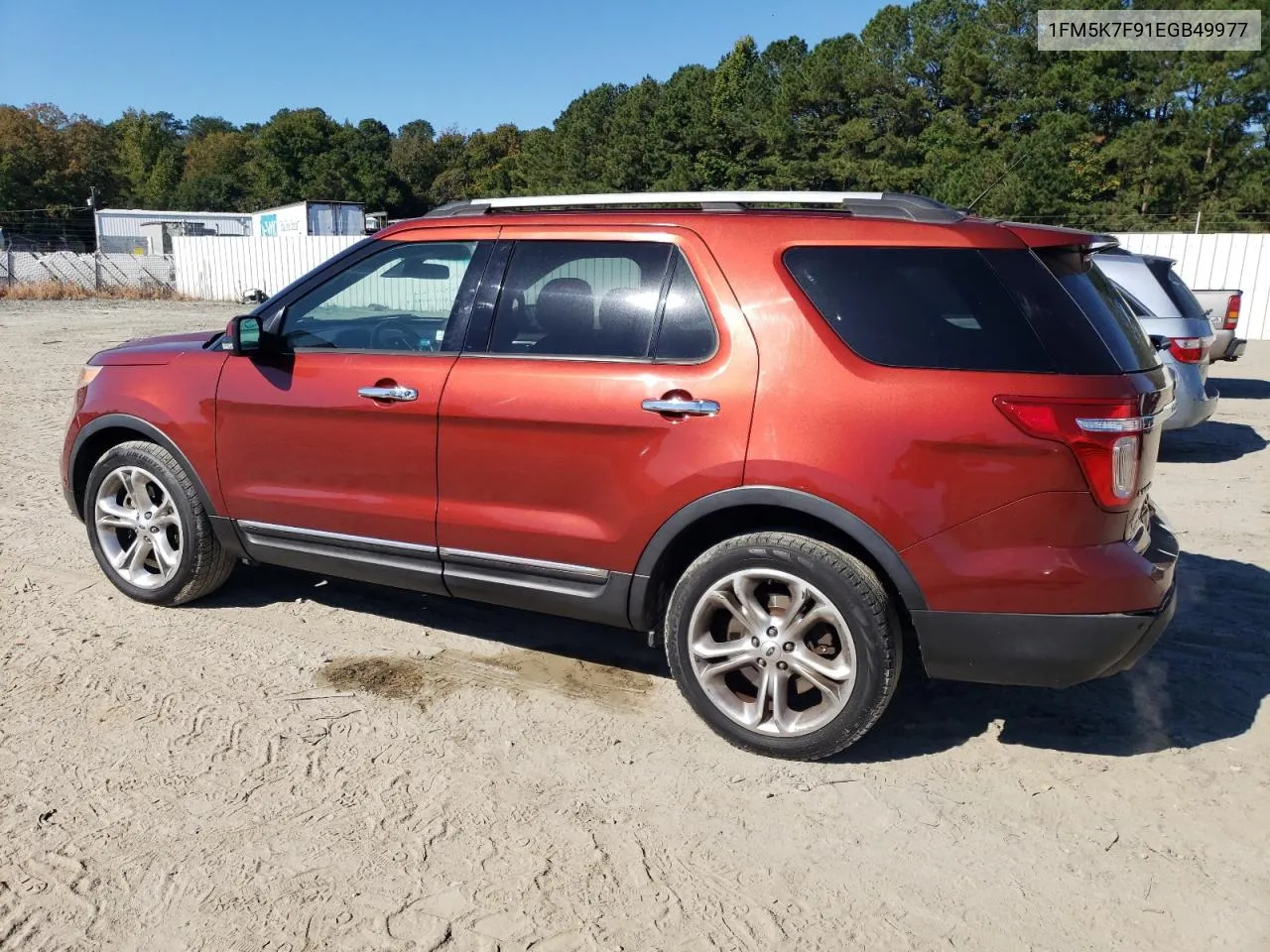 2014 Ford Explorer Limited VIN: 1FM5K7F91EGB49977 Lot: 74756064