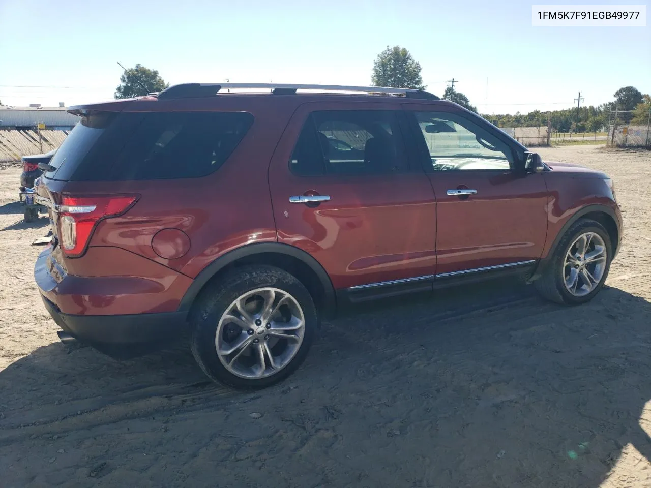 2014 Ford Explorer Limited VIN: 1FM5K7F91EGB49977 Lot: 74756064