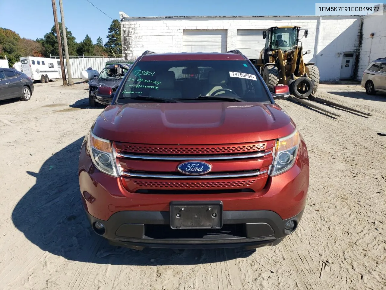 2014 Ford Explorer Limited VIN: 1FM5K7F91EGB49977 Lot: 74756064