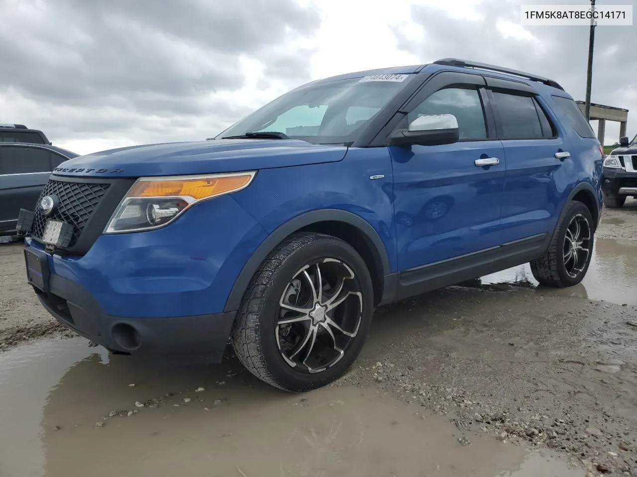 2014 Ford Explorer Police Interceptor VIN: 1FM5K8AT8EGC14171 Lot: 74843074