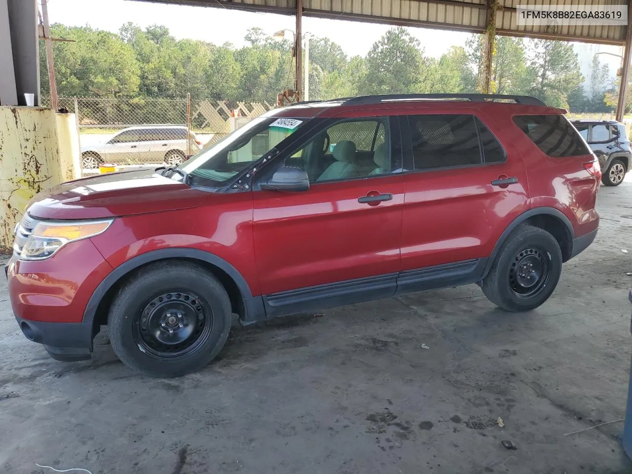 2014 Ford Explorer VIN: 1FM5K8B82EGA83619 Lot: 74984554