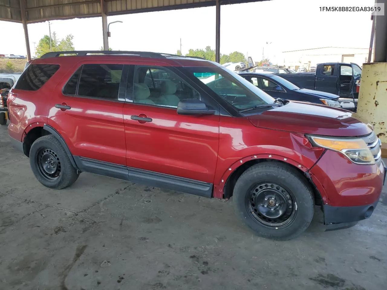 2014 Ford Explorer VIN: 1FM5K8B82EGA83619 Lot: 74984554