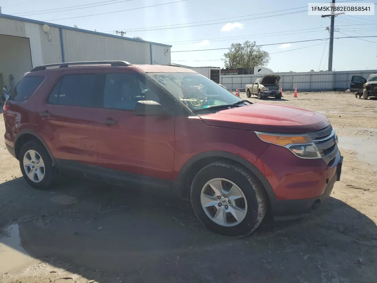 2014 Ford Explorer VIN: 1FM5K7B82EGB58541 Lot: 74991424