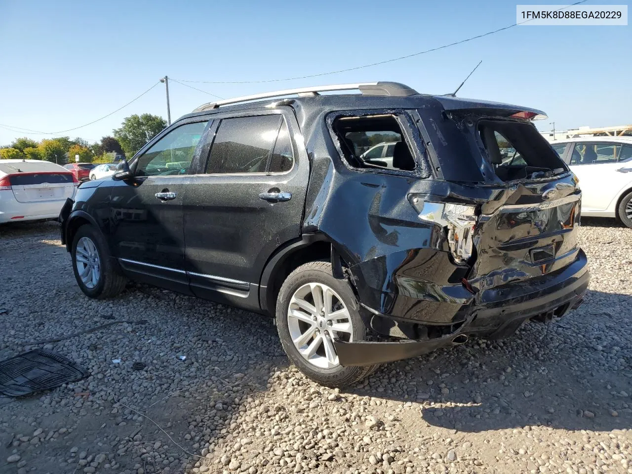 2014 Ford Explorer Xlt VIN: 1FM5K8D88EGA20229 Lot: 75034294