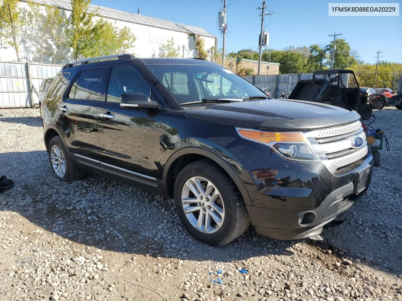 2014 Ford Explorer Xlt VIN: 1FM5K8D88EGA20229 Lot: 75034294