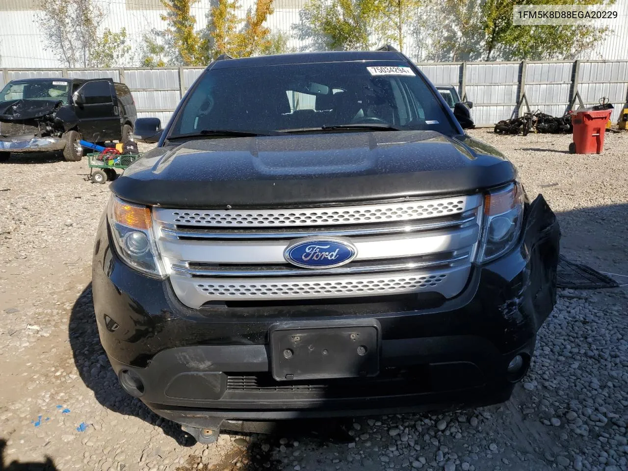 2014 Ford Explorer Xlt VIN: 1FM5K8D88EGA20229 Lot: 75034294