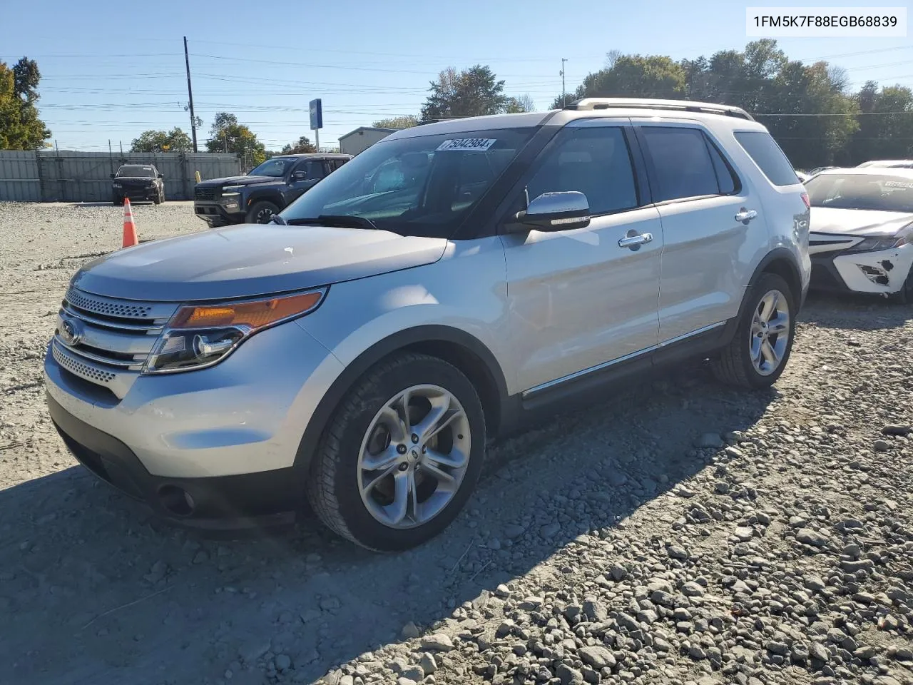 2014 Ford Explorer Limited VIN: 1FM5K7F88EGB68839 Lot: 75042984