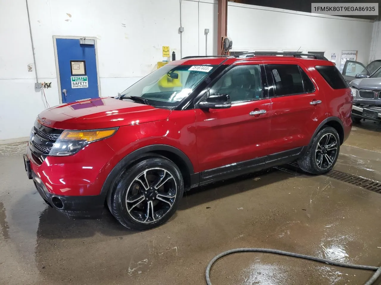 2014 Ford Explorer Sport VIN: 1FM5K8GT9EGA86935 Lot: 75187444