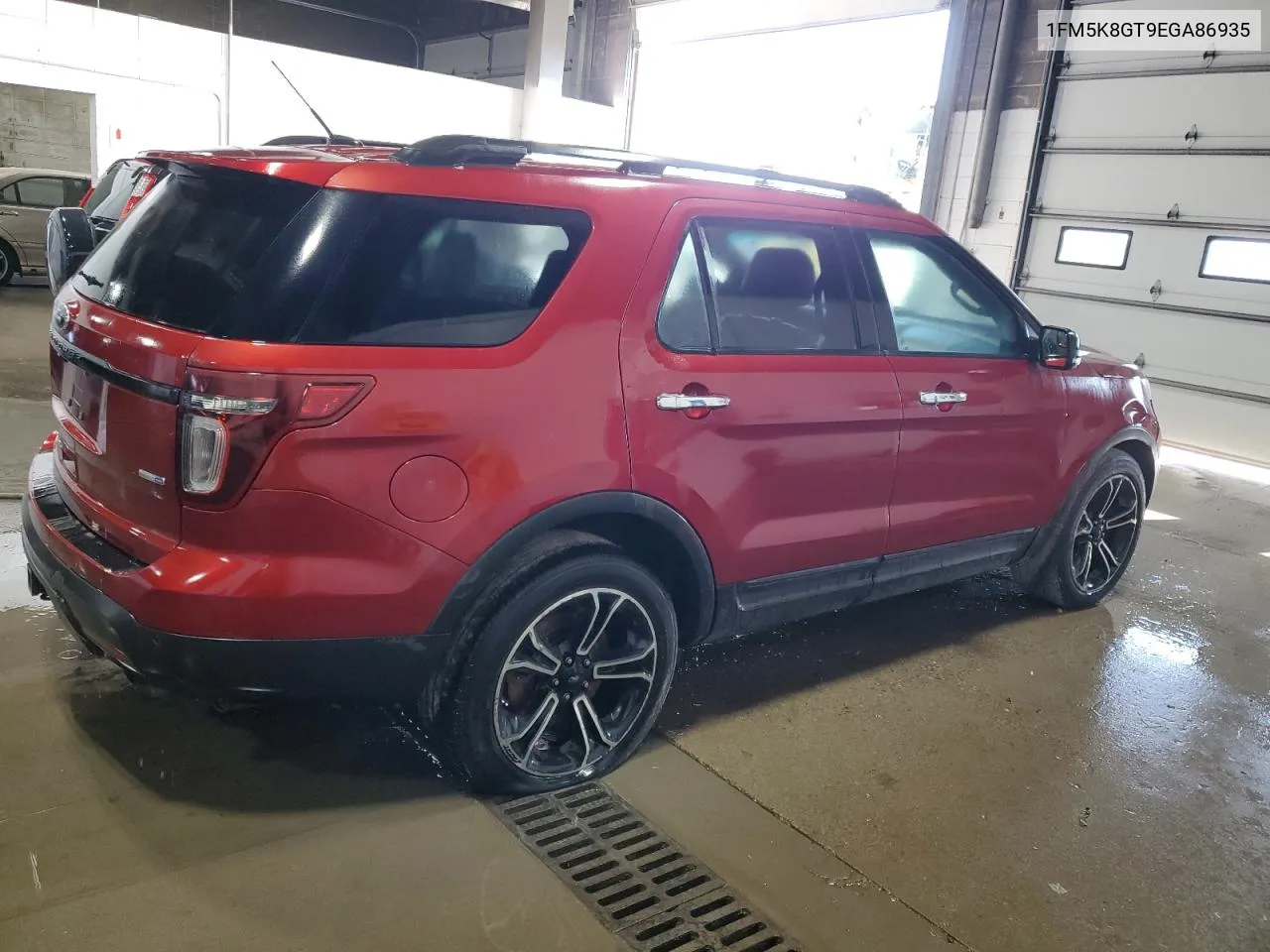 2014 Ford Explorer Sport VIN: 1FM5K8GT9EGA86935 Lot: 75187444