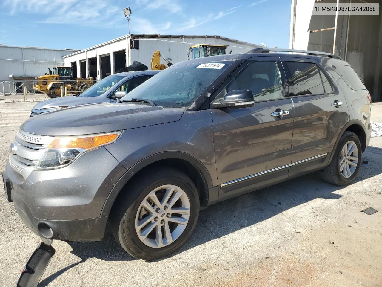 2014 Ford Explorer Xlt VIN: 1FM5K8D87EGA42058 Lot: 75281864