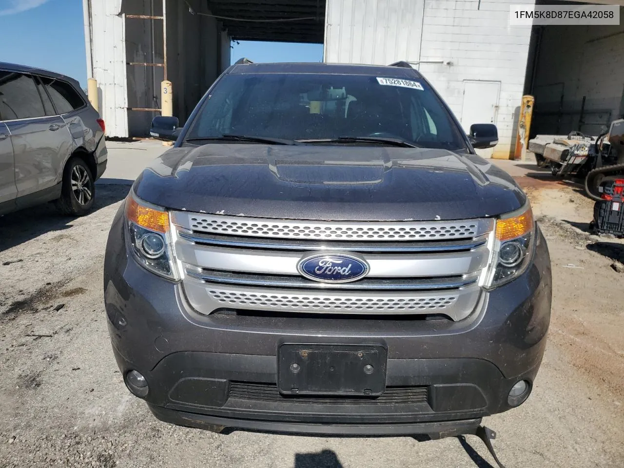 2014 Ford Explorer Xlt VIN: 1FM5K8D87EGA42058 Lot: 75281864