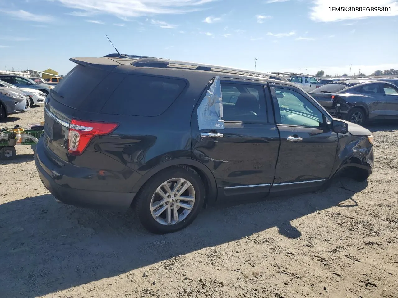 2014 Ford Explorer Xlt VIN: 1FM5K8D80EGB98801 Lot: 75447244