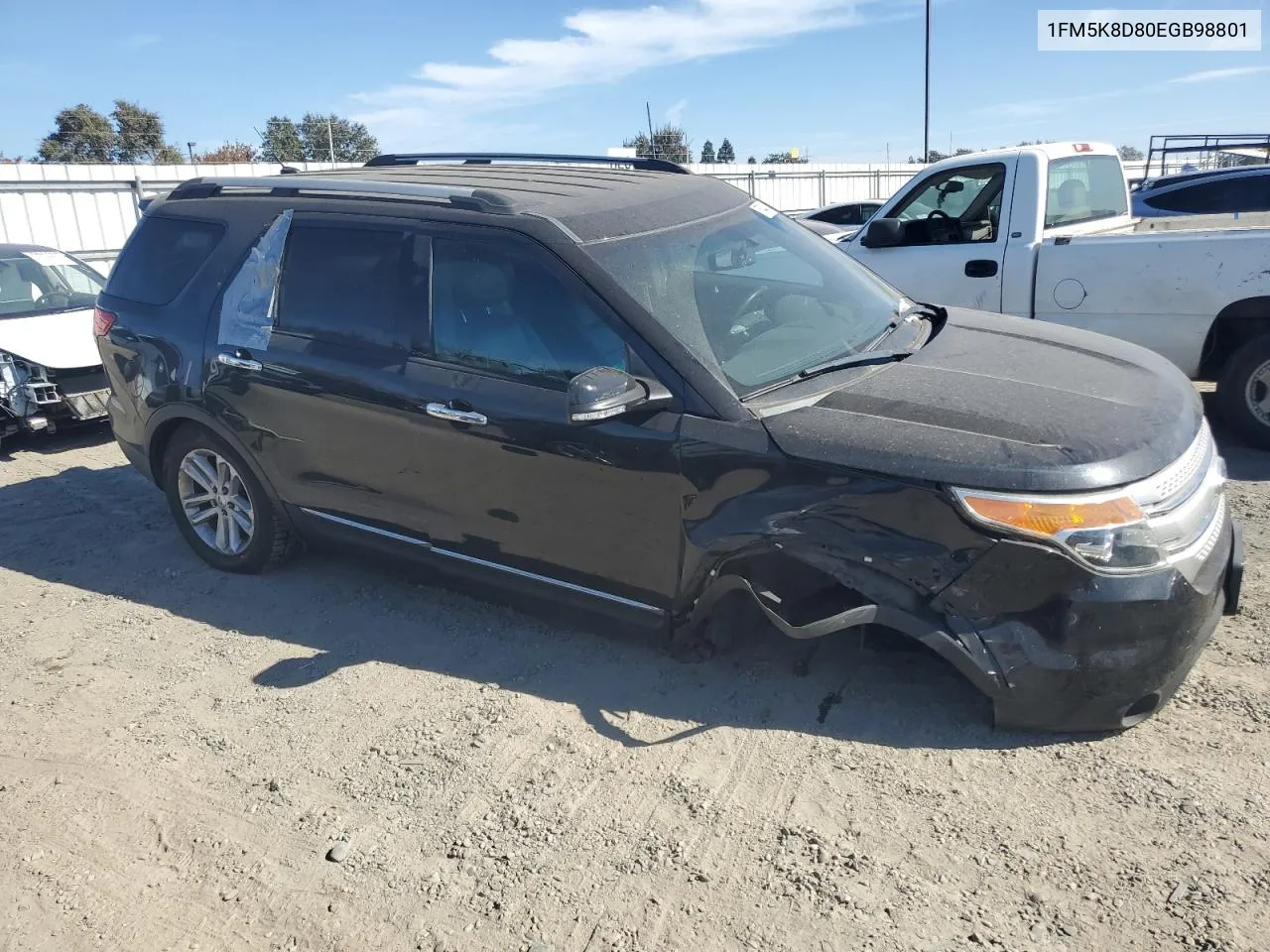 2014 Ford Explorer Xlt VIN: 1FM5K8D80EGB98801 Lot: 75447244