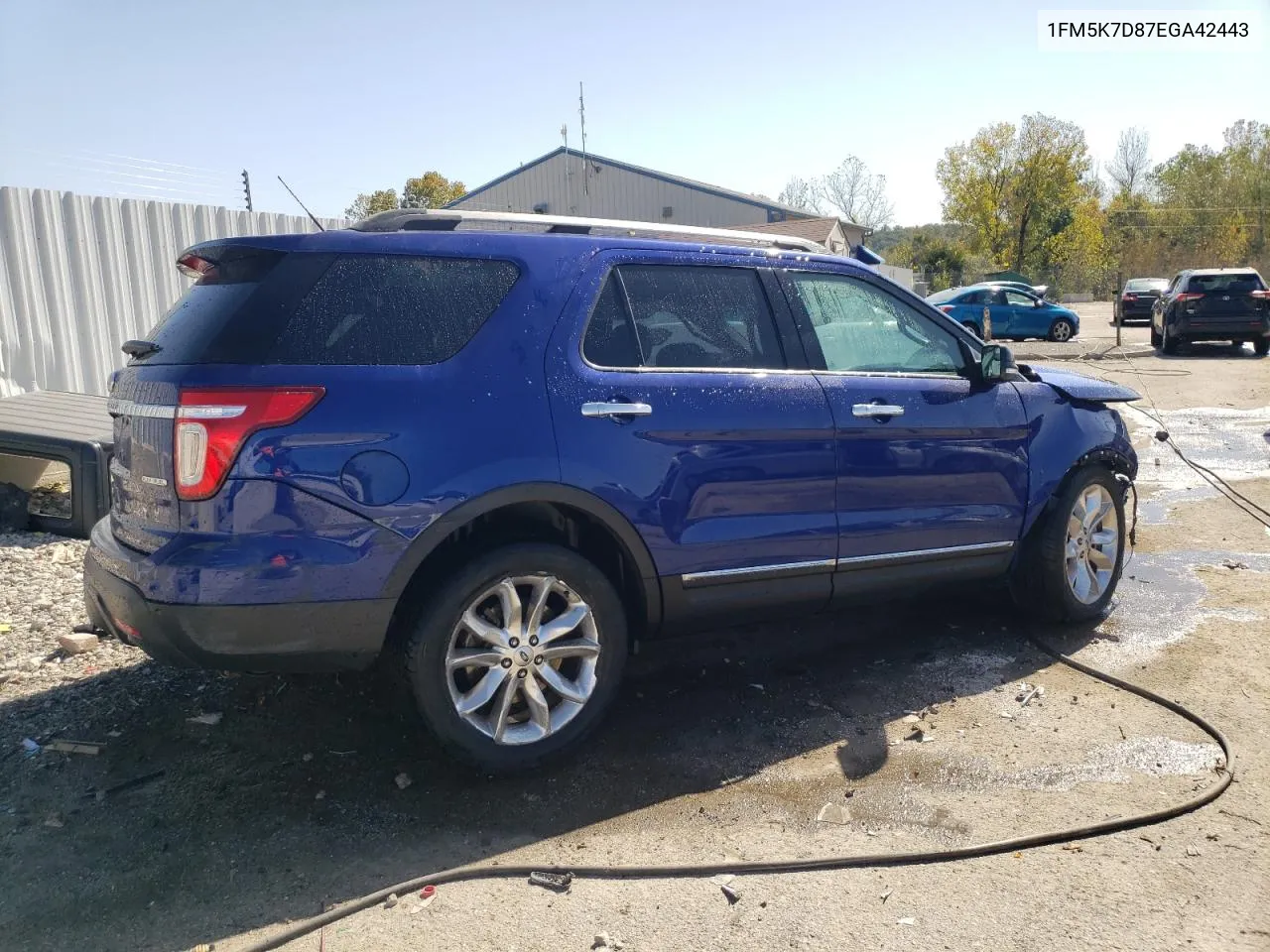 2014 Ford Explorer Xlt VIN: 1FM5K7D87EGA42443 Lot: 75453774