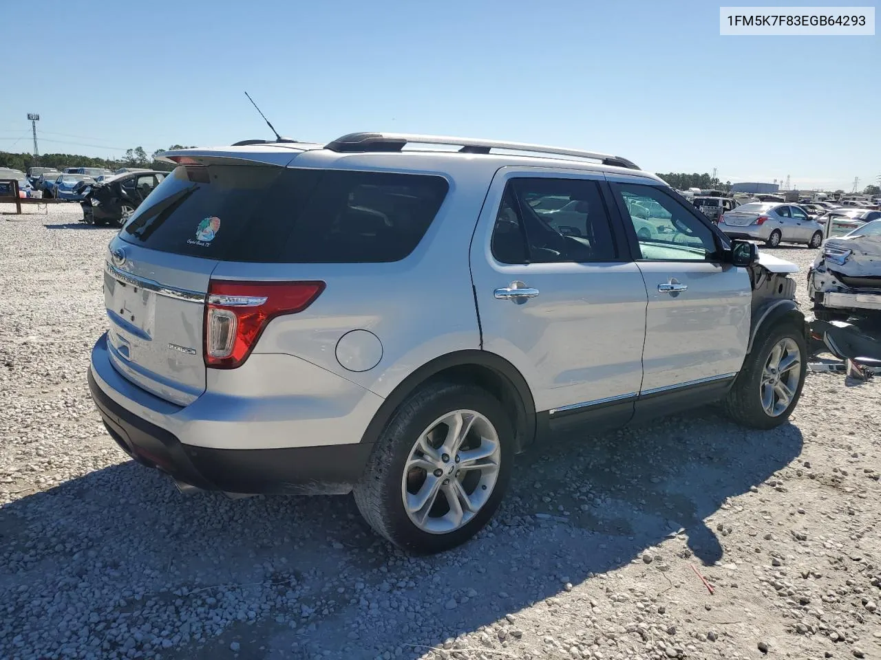 2014 Ford Explorer Limited VIN: 1FM5K7F83EGB64293 Lot: 75458734