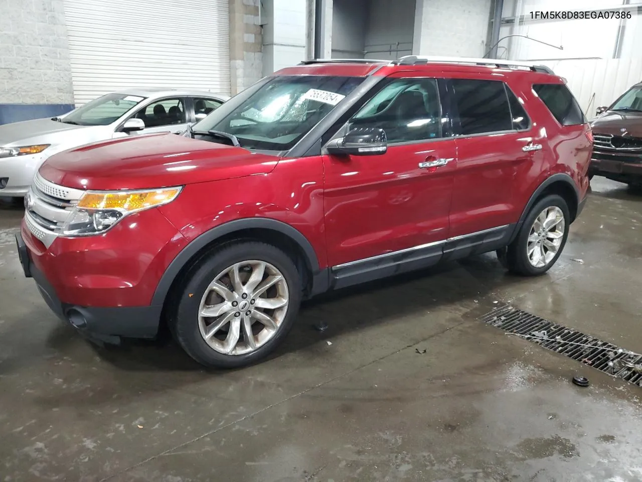 2014 Ford Explorer Xlt VIN: 1FM5K8D83EGA07386 Lot: 75537054