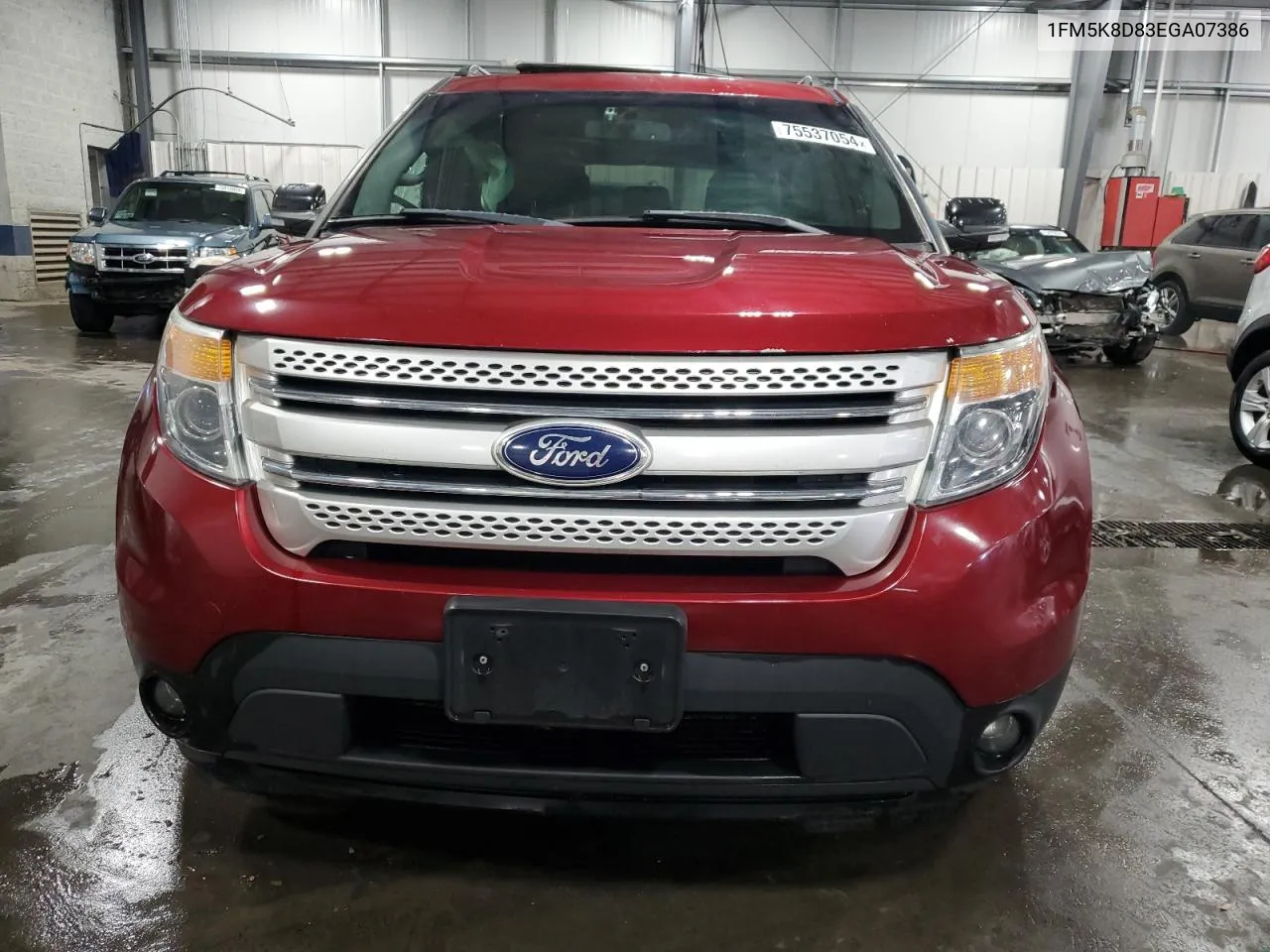 2014 Ford Explorer Xlt VIN: 1FM5K8D83EGA07386 Lot: 75537054