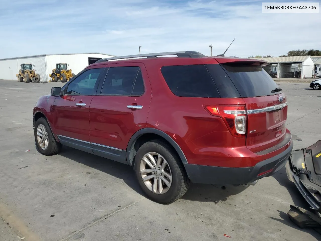 1FM5K8D8XEGA43706 2014 Ford Explorer Xlt