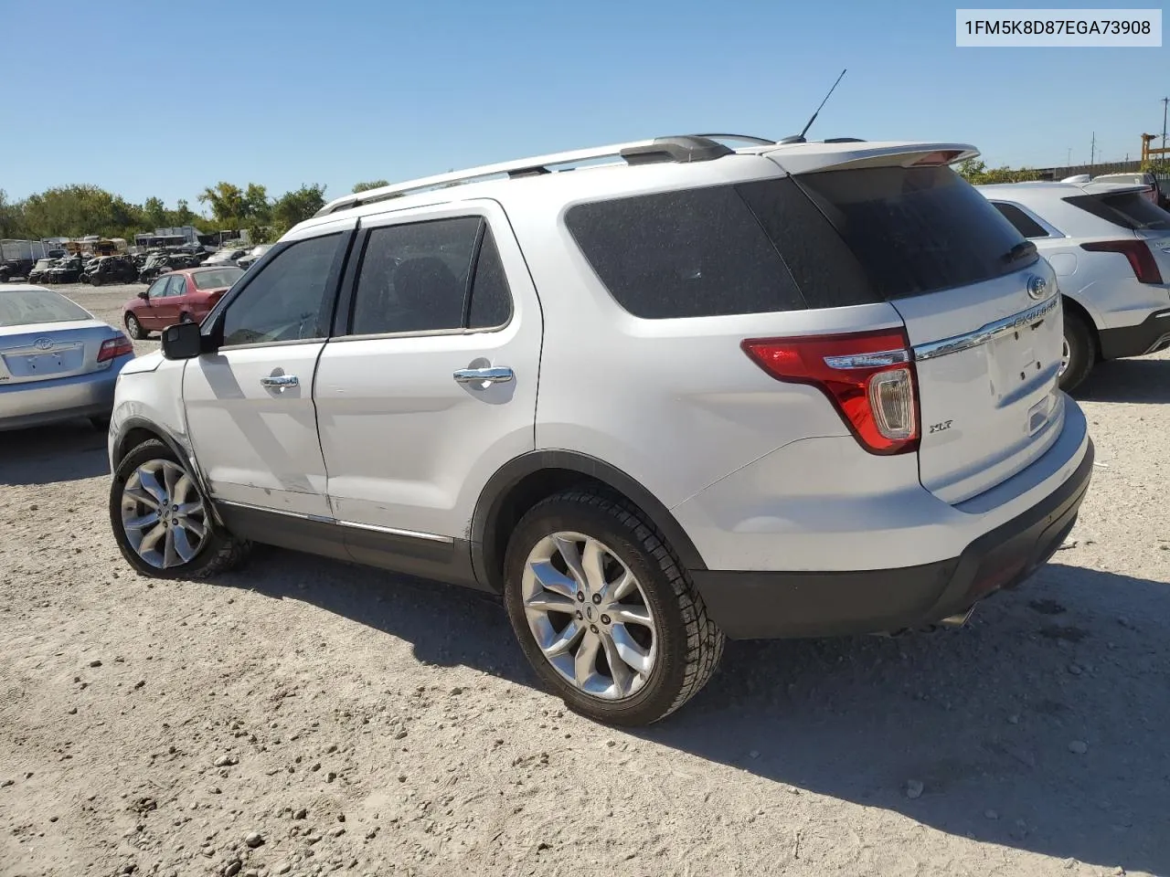 2014 Ford Explorer Xlt VIN: 1FM5K8D87EGA73908 Lot: 75649124