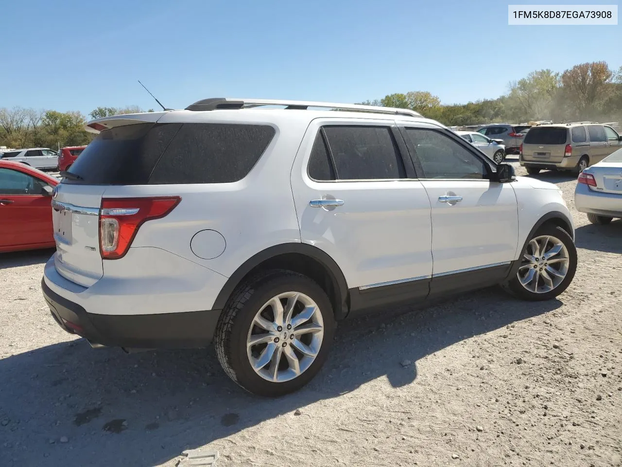 2014 Ford Explorer Xlt VIN: 1FM5K8D87EGA73908 Lot: 75649124