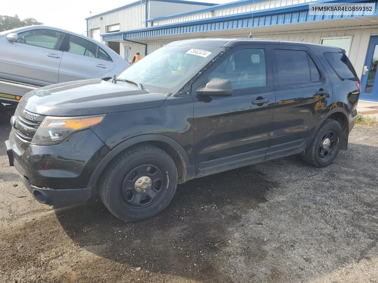 2014 Ford Explorer Police Interceptor VIN: 1FM5K8AR4EGB59352 Lot: 75842474