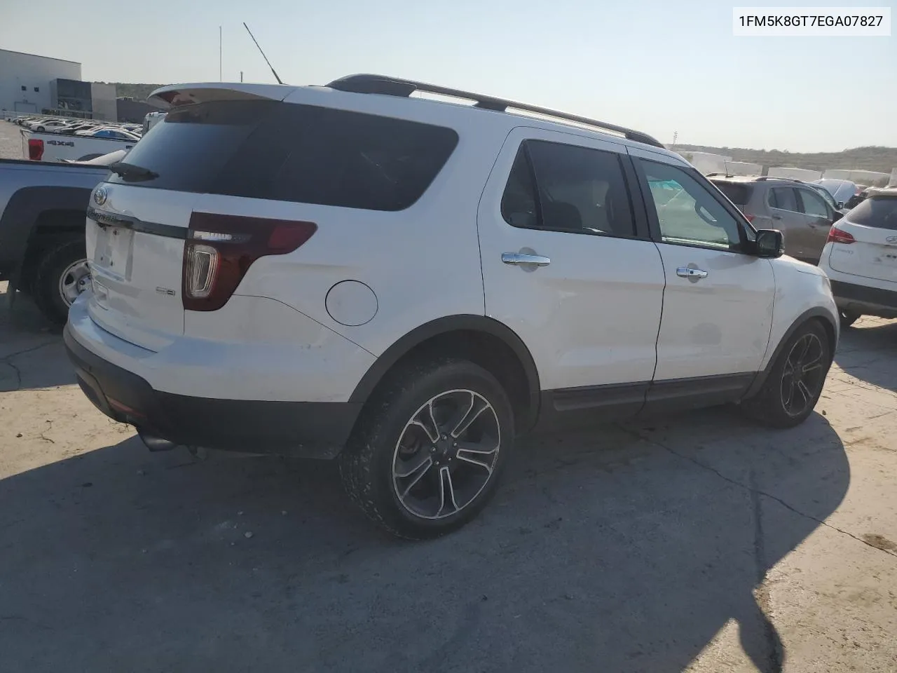 2014 Ford Explorer Sport VIN: 1FM5K8GT7EGA07827 Lot: 75877404