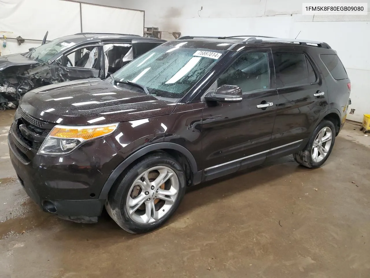 2014 Ford Explorer Limited VIN: 1FM5K8F80EGB09080 Lot: 75897014