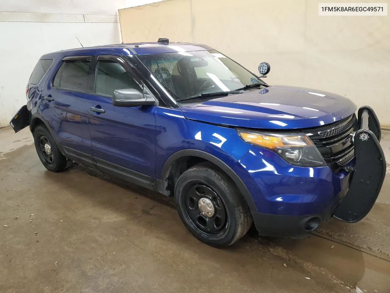 2014 Ford Explorer Police Interceptor VIN: 1FM5K8AR6EGC49571 Lot: 76120754