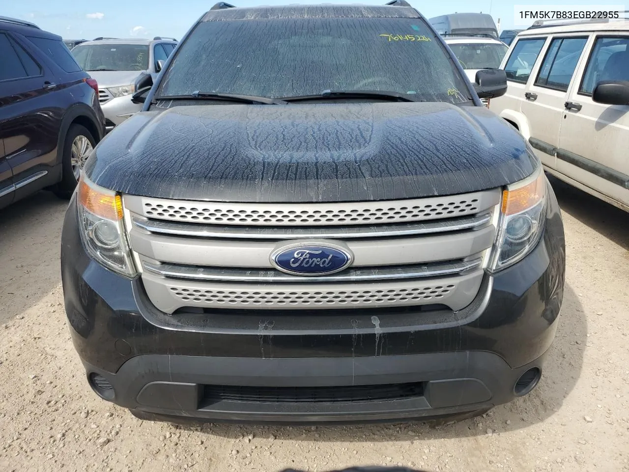 2014 Ford Explorer VIN: 1FM5K7B83EGB22955 Lot: 76145224