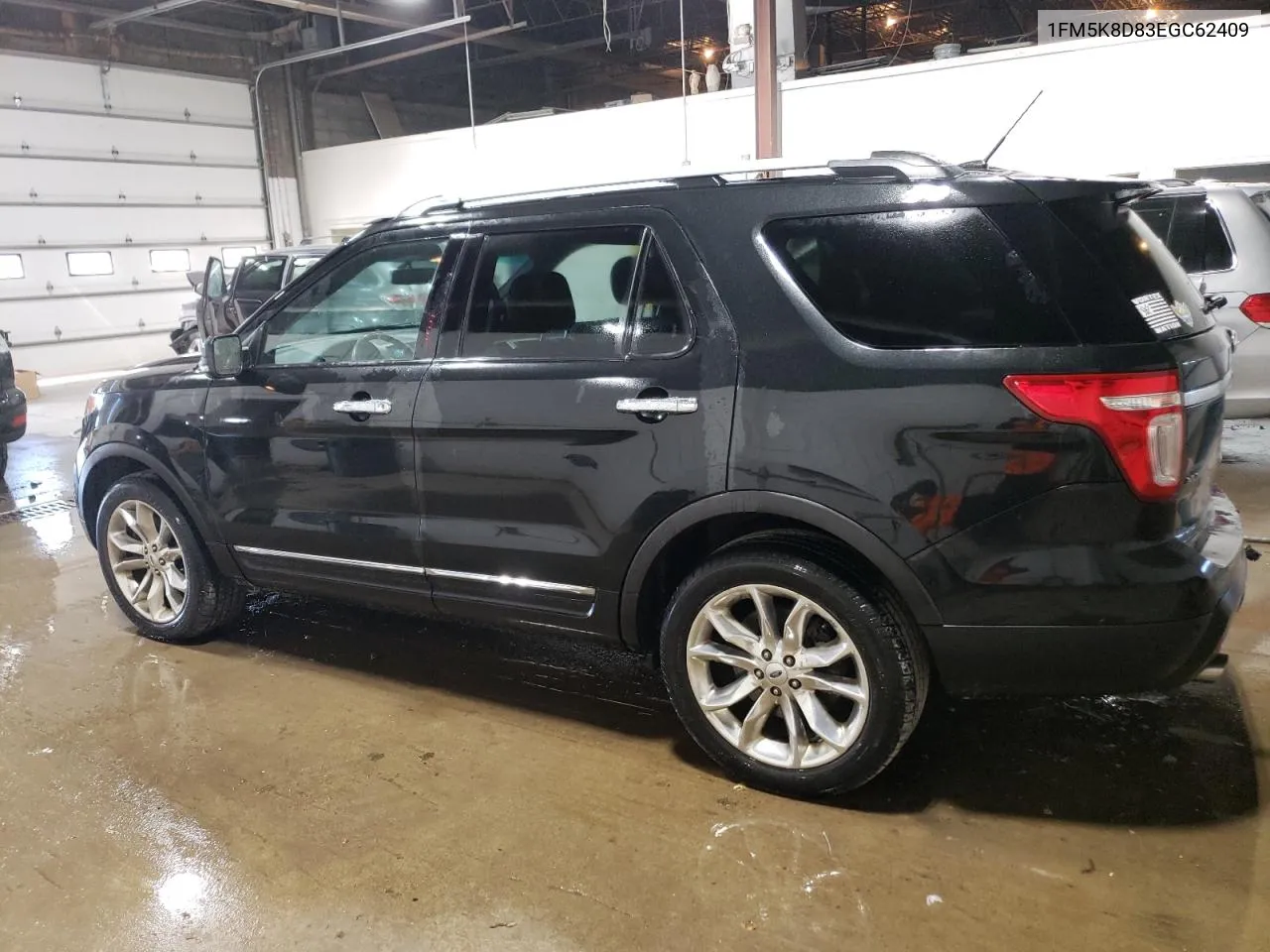 2014 Ford Explorer Xlt VIN: 1FM5K8D83EGC62409 Lot: 76314814