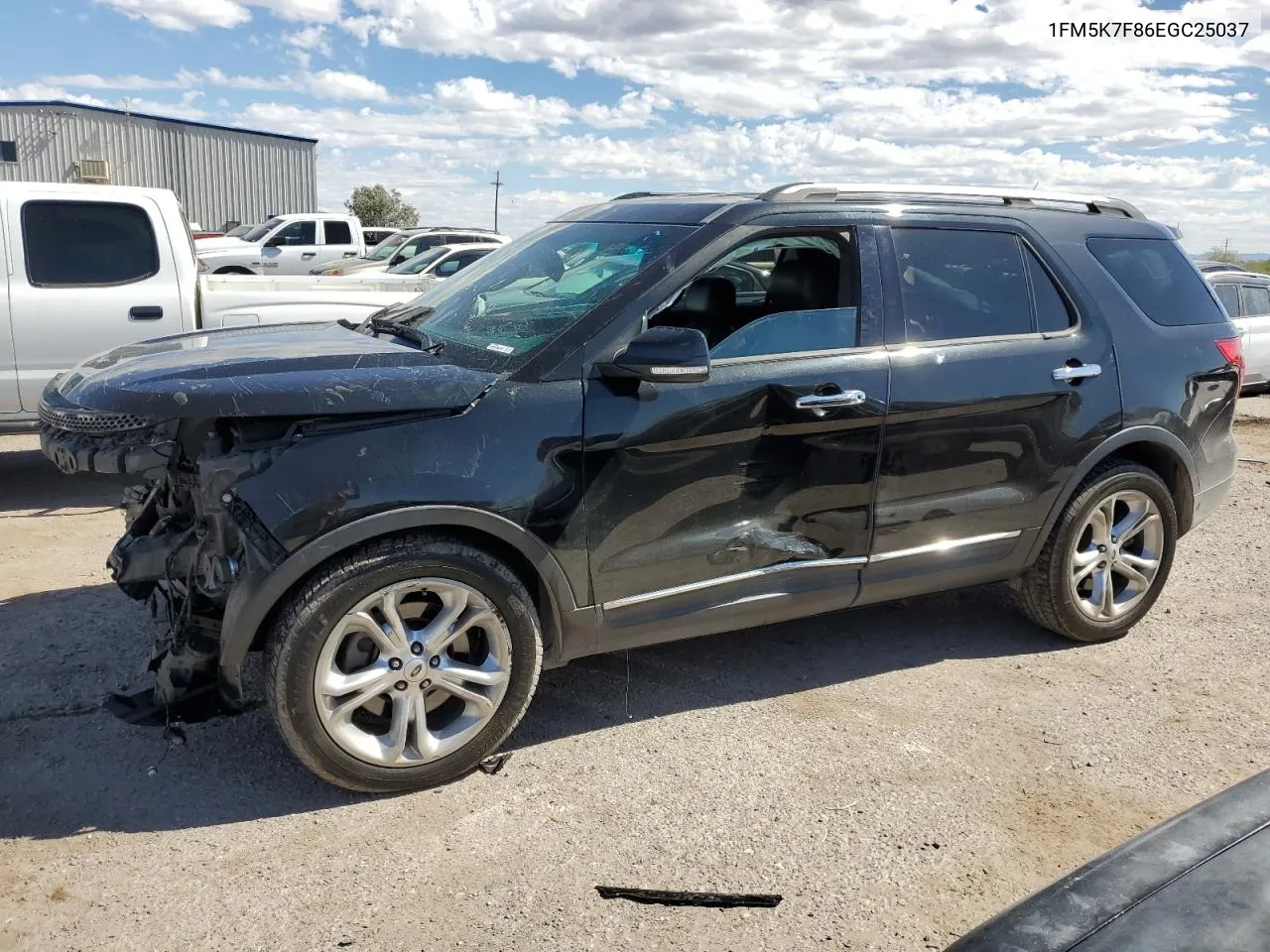 2014 Ford Explorer Limited VIN: 1FM5K7F86EGC25037 Lot: 76425244