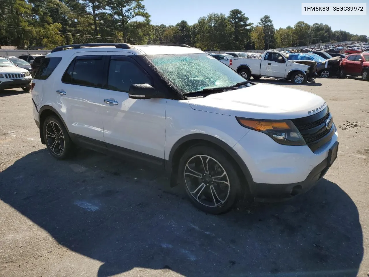 2014 Ford Explorer Sport VIN: 1FM5K8GT3EGC39972 Lot: 76489364