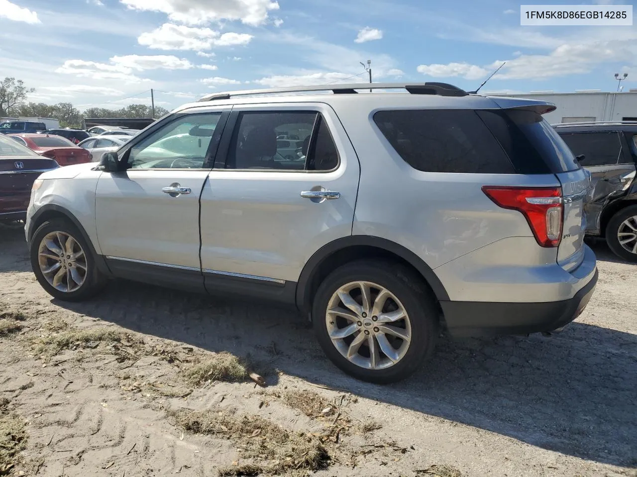 2014 Ford Explorer Xlt VIN: 1FM5K8D86EGB14285 Lot: 76702964