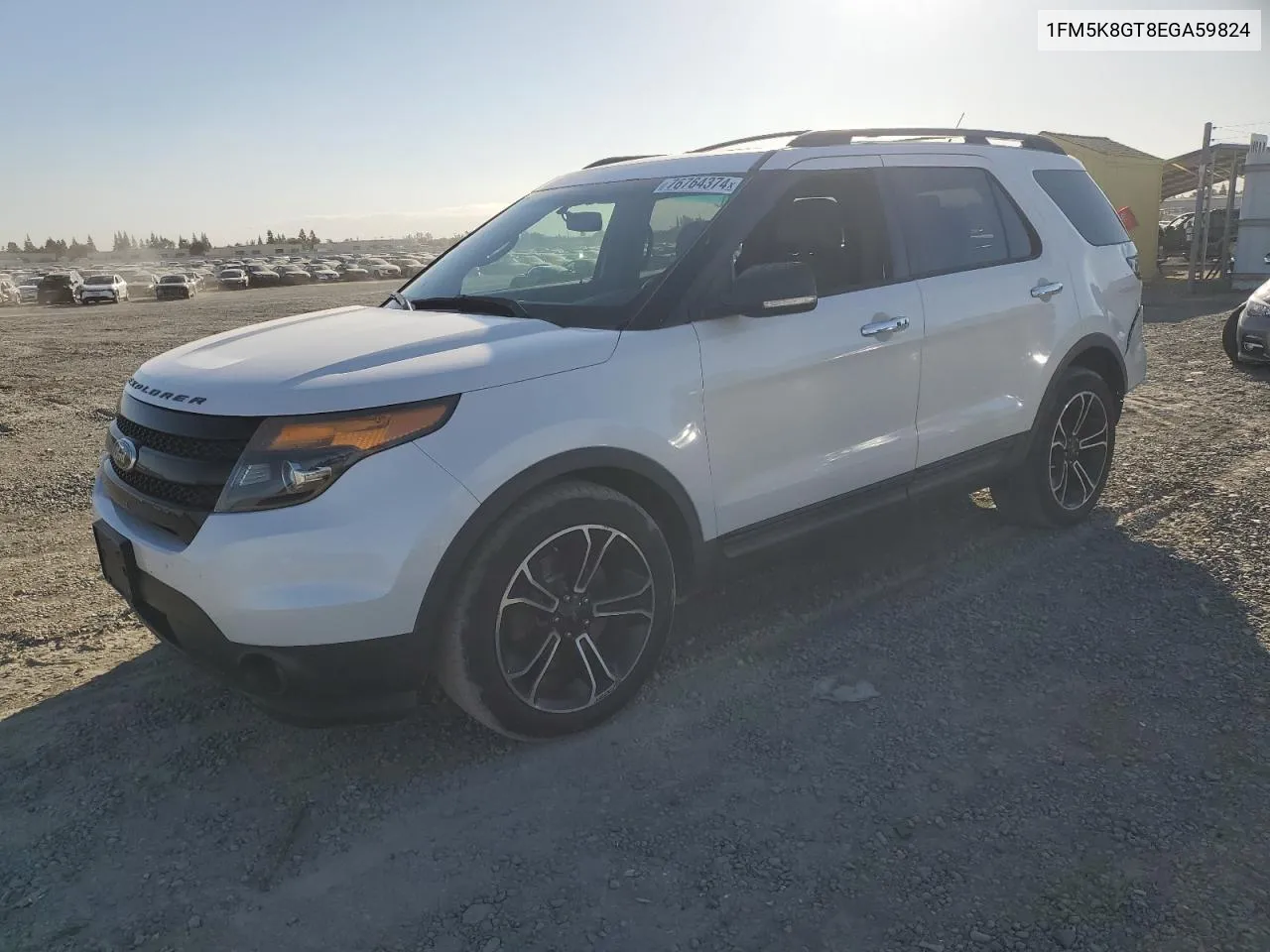 2014 Ford Explorer Sport VIN: 1FM5K8GT8EGA59824 Lot: 76764374