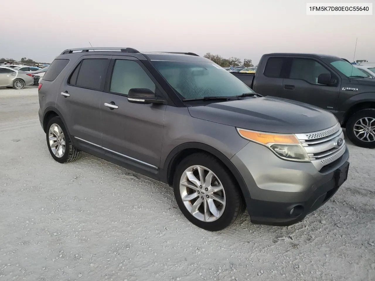 2014 Ford Explorer Xlt VIN: 1FM5K7D80EGC55640 Lot: 76802034