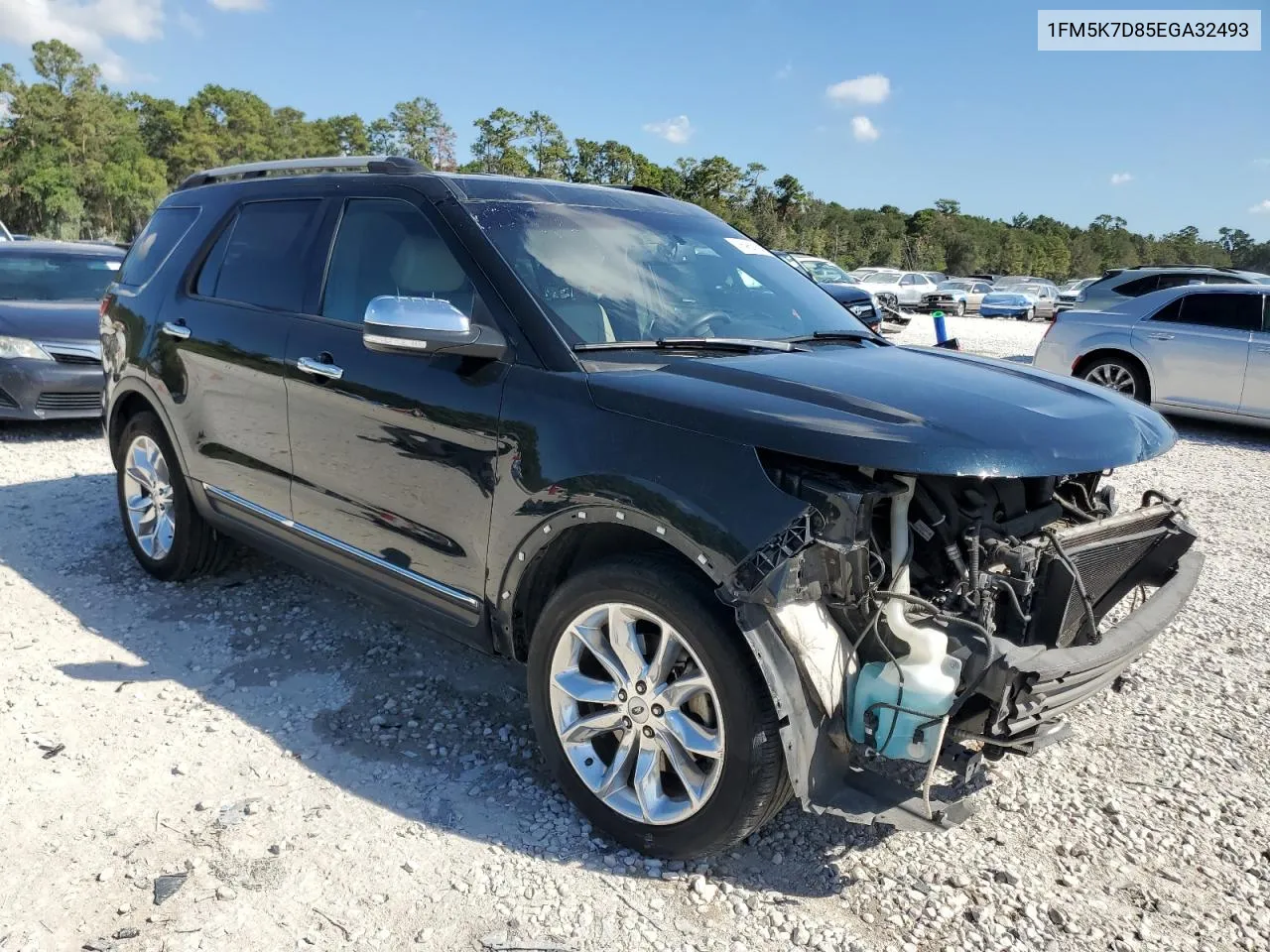 2014 Ford Explorer Xlt VIN: 1FM5K7D85EGA32493 Lot: 76963264