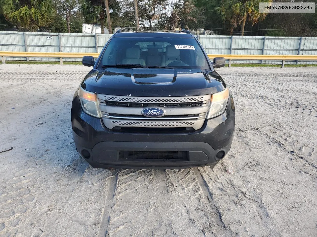 2014 Ford Explorer VIN: 1FM5K7B89EGB33295 Lot: 77280654