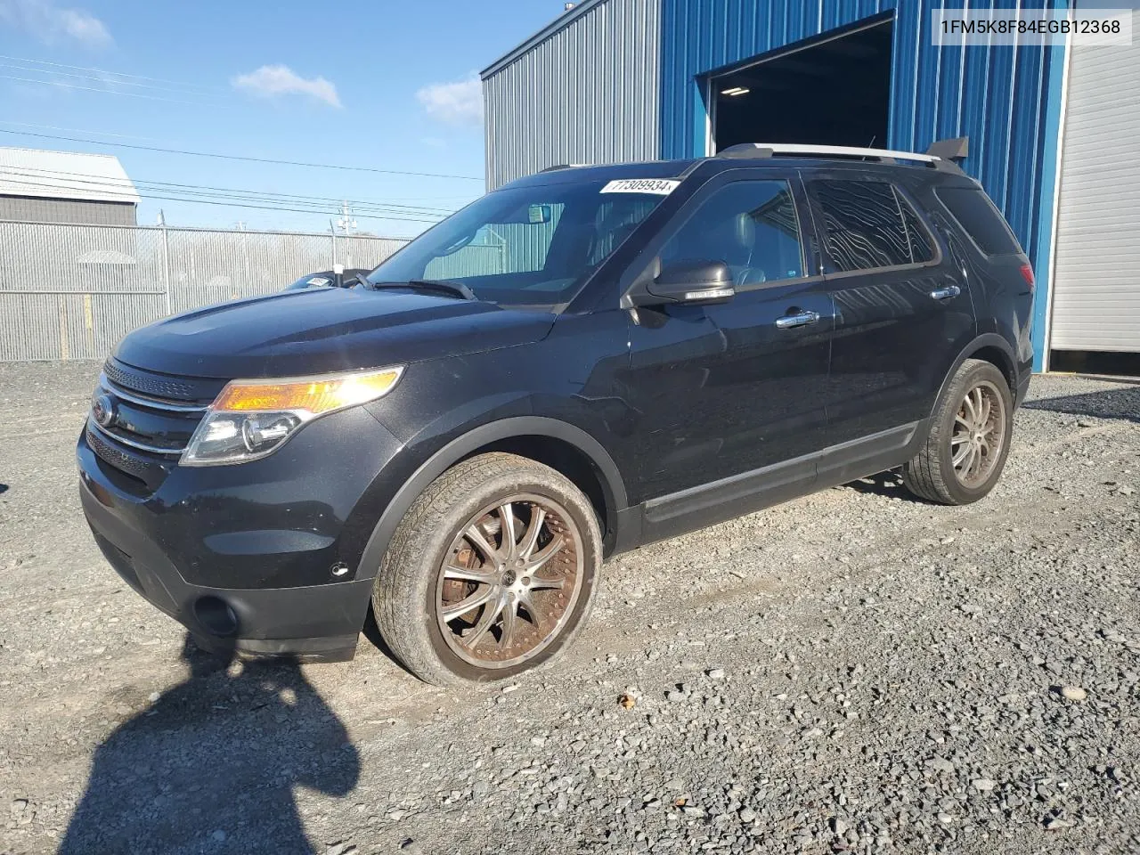 2014 Ford Explorer Limited VIN: 1FM5K8F84EGB12368 Lot: 77309934